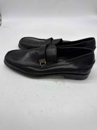 Pre-Owned Salvatore Ferragamo Black 9.5 Slip On Men's Dress Shoes | True Fashionistas.