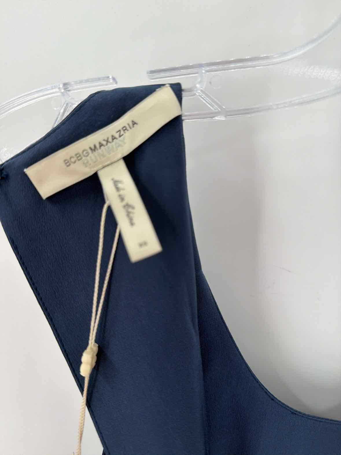 Pre-Owned BCBG Runway Navy Size XS Short Sleeveless Dress | True Fashionistas.