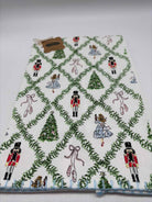 White Christmas Lattice Pattern Towel | True Fashionistas.