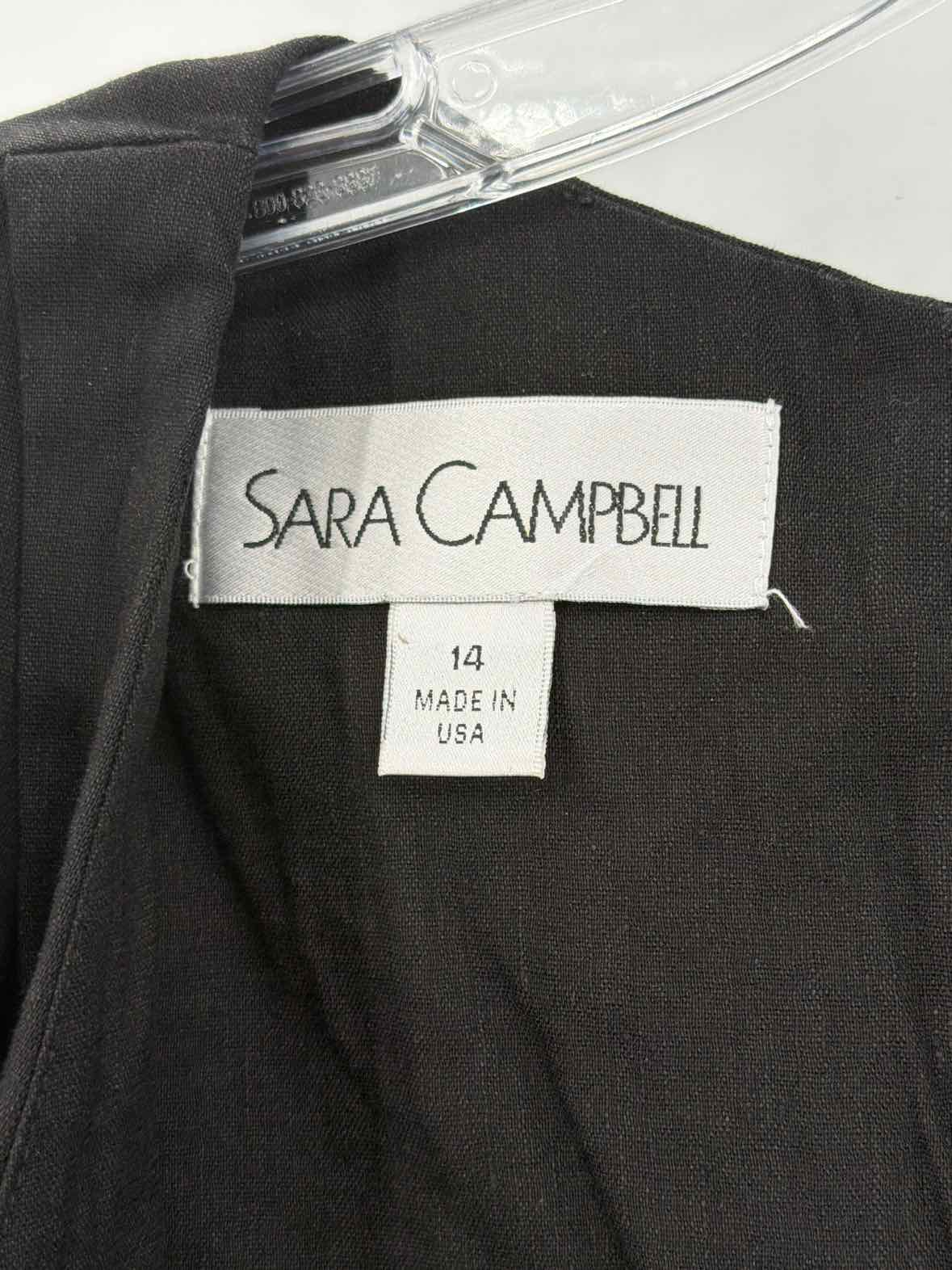 Pre-Owned Sara Campbell Black Size 14 Short Sleeveless Dress | True Fashionistas.