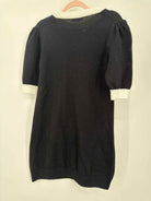 Pre-Owned Prada Black Size 42/8 Knit Short Short Sleeve Dress | True Fashionistas.