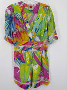Pre-Owned Farm Rio Green Size XS Short Sleeve Romper | True Fashionistas.