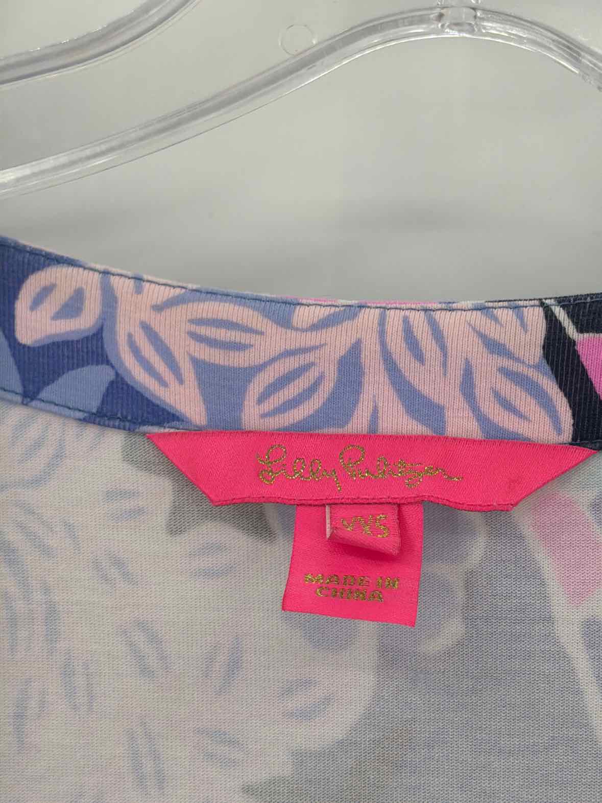 Pre-Owned Lilly Pulitzer Blue Size XXS Short Sleeve Jumpsuit | True Fashionistas.
