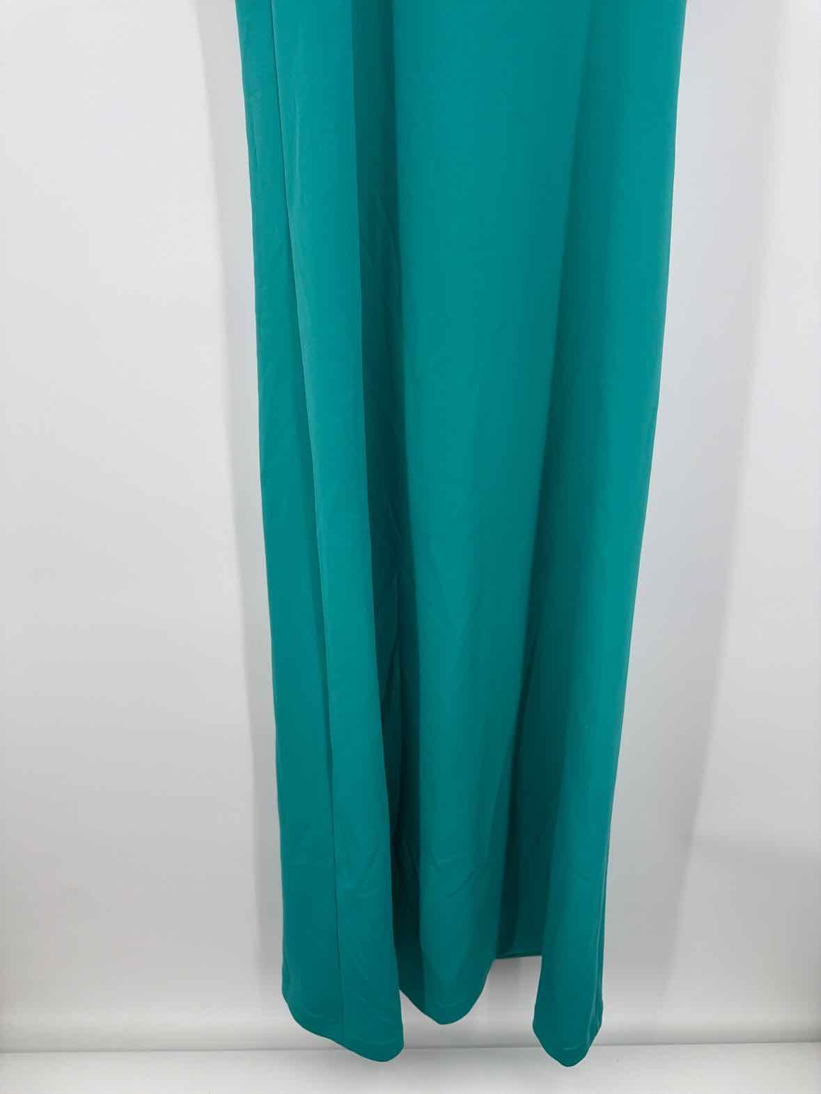 Pre-Owned Belle Badgley Mischka Blue Size 10 Long Sleeveless Dress | True Fashionistas.