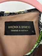 Pre-Owned Bronx & Banco Black Size XL Cocktail Midi Evening Gown | True Fashionistas.