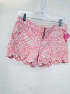 Pre-Owned Lilly Pulitzer Pink Size 0 Buttercup Printed Shorts | True Fashionistas.