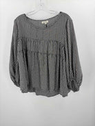 Pre-Owned Max Studio Black Size Medium Long Sleeve Blouse | True Fashionistas.