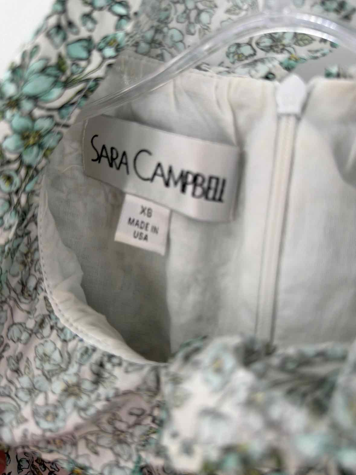 Pre-Owned Sara Campbell Blue Size XS Short Sleeveless Dress | True Fashionistas.
