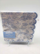 Blue Toile Paper Cocktail Napkins | True Fashionistas.