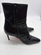 Pre-Owned Christian Louboutin Black Size 6.5 Leather Ankle Boot Boots | True Fashionistas.