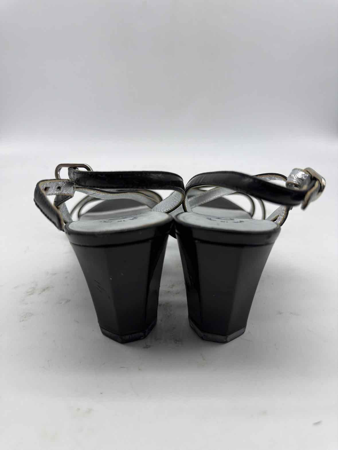 Pre-Owned Chanel Black Size 6.5 Slingback Heels | True Fashionistas.