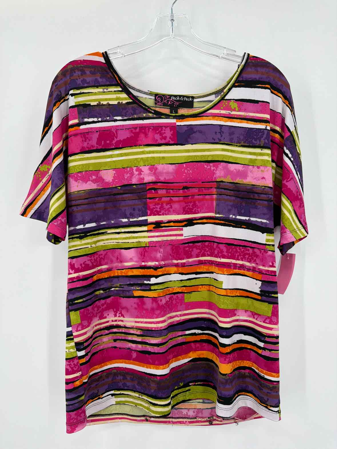 Pre-Owned Peck & Peck Purple Size Large Blouse | True Fashionistas.