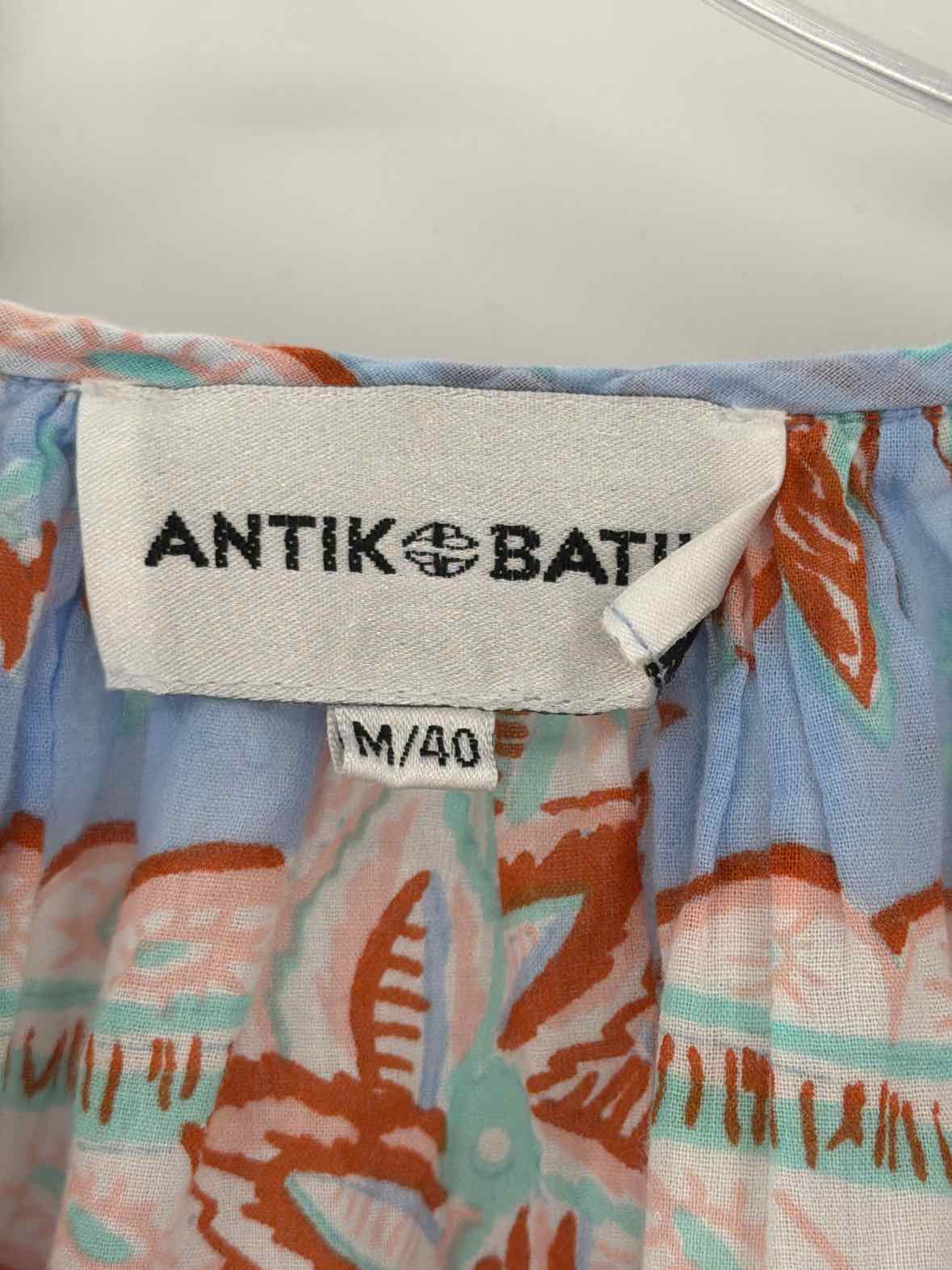 Pre-Owned Antik Batik Blue Size Medium Blouse | True Fashionistas.