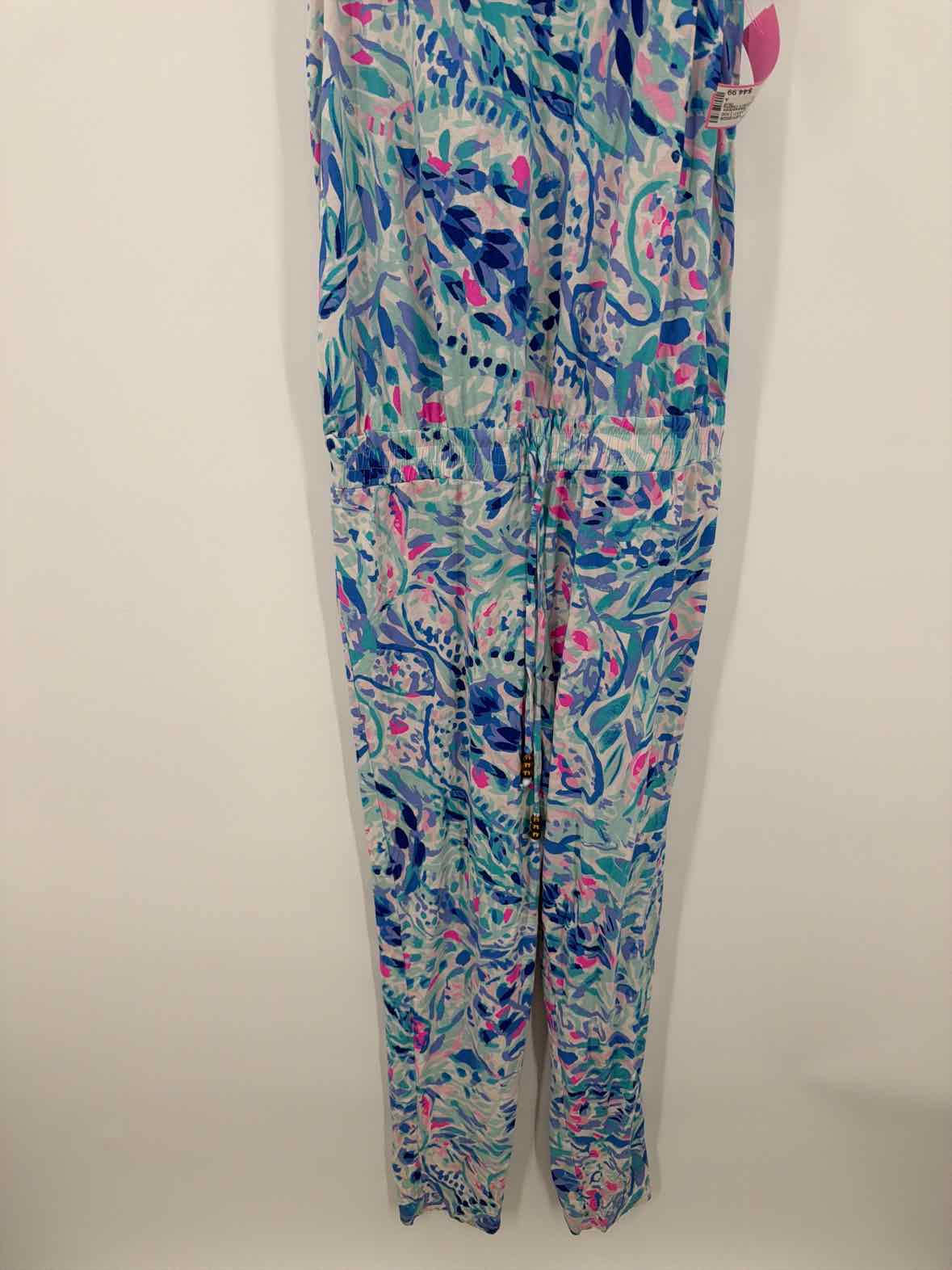 Pre-Owned Lilly Pulitzer Blue Size Small Sleeveless Jumpsuit | True Fashionistas.
