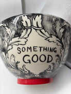 Molly Hatch Black, Red & White Bowl | True Fashionistas.