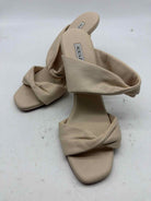 Pre-Owned Aquazzura Tan Size 11 Mule Heels | True Fashionistas.