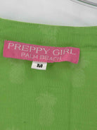 Pre-Owned Preppy Girl Palm Beach Green Size Medium Short Long Sleeve Dress | True Fashionistas.