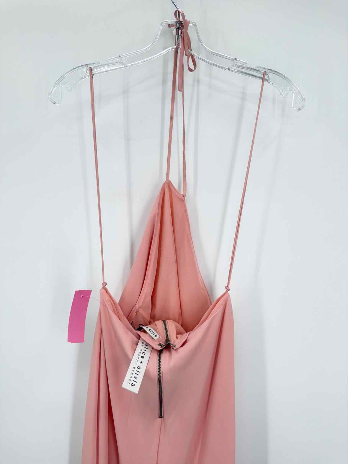 Pre-Owned Alice + Olivia Pink Size 6 Long Sleeveless Dress | True Fashionistas.