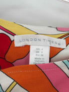 Pre-Owned London Times Orange Size 4 Short Long Sleeve Dress | True Fashionistas.