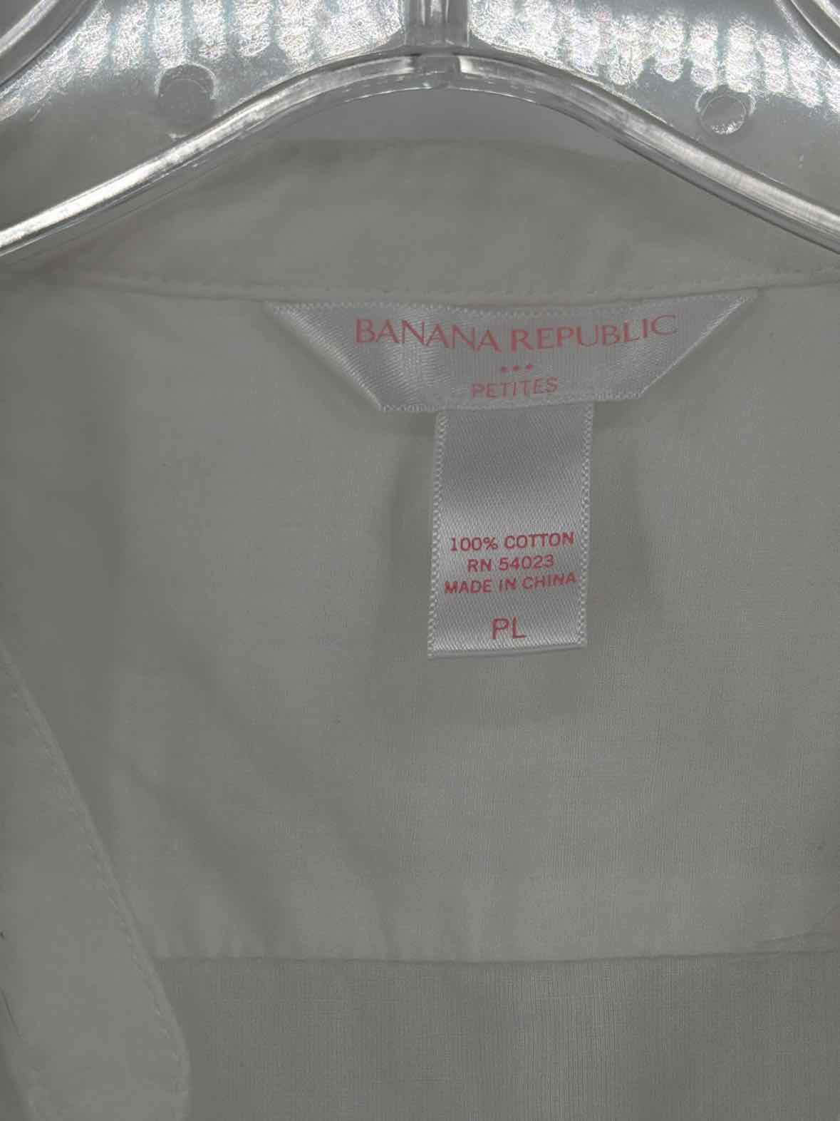 Pre-Owned Banana Republic White Size Large Blouse | True Fashionistas.
