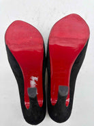 Pre-Owned Christian Louboutin Black Size 7 Stiletto Heels | True Fashionistas.