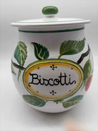 Pre-Owned Fratelli Mari Deruta Biscotti Jar | True Fashionistas.