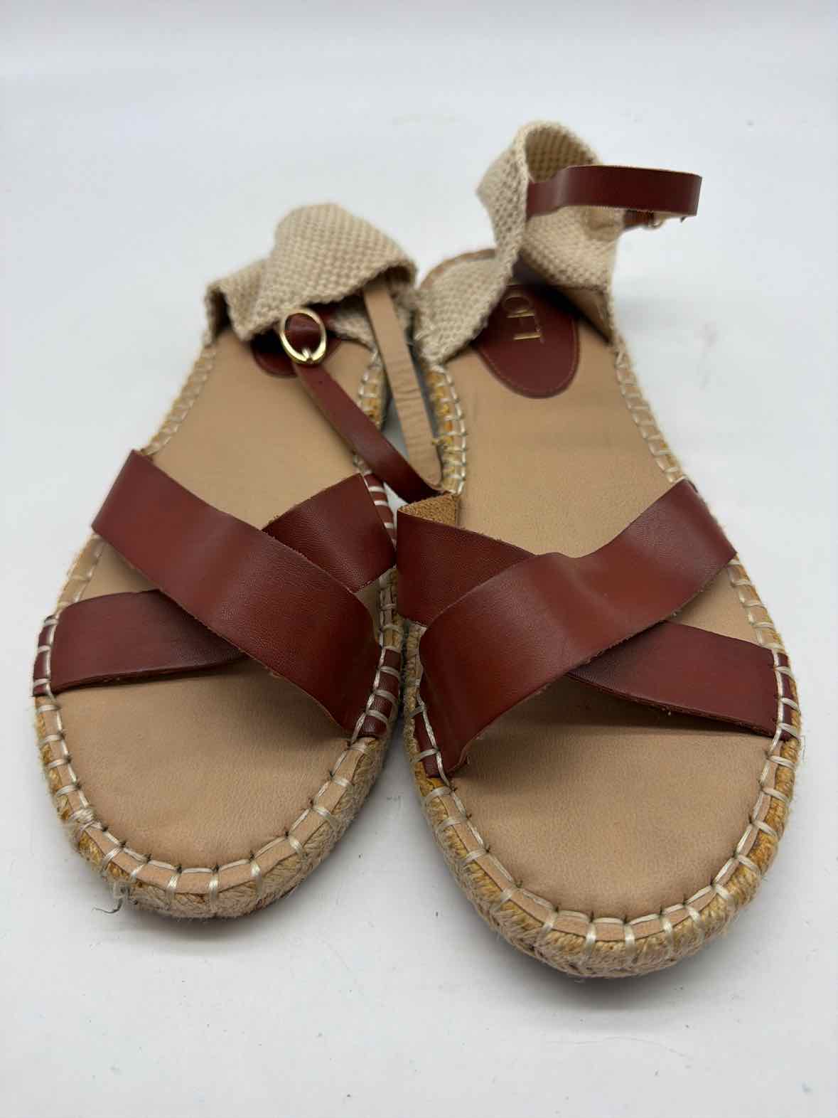 Pre-Owned Loft Brown Size 10 Espadrille Sandals | True Fashionistas.