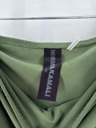 Pre-Owned Norma Kamali Green Size Small Long Sleeveless Dress | True Fashionistas.