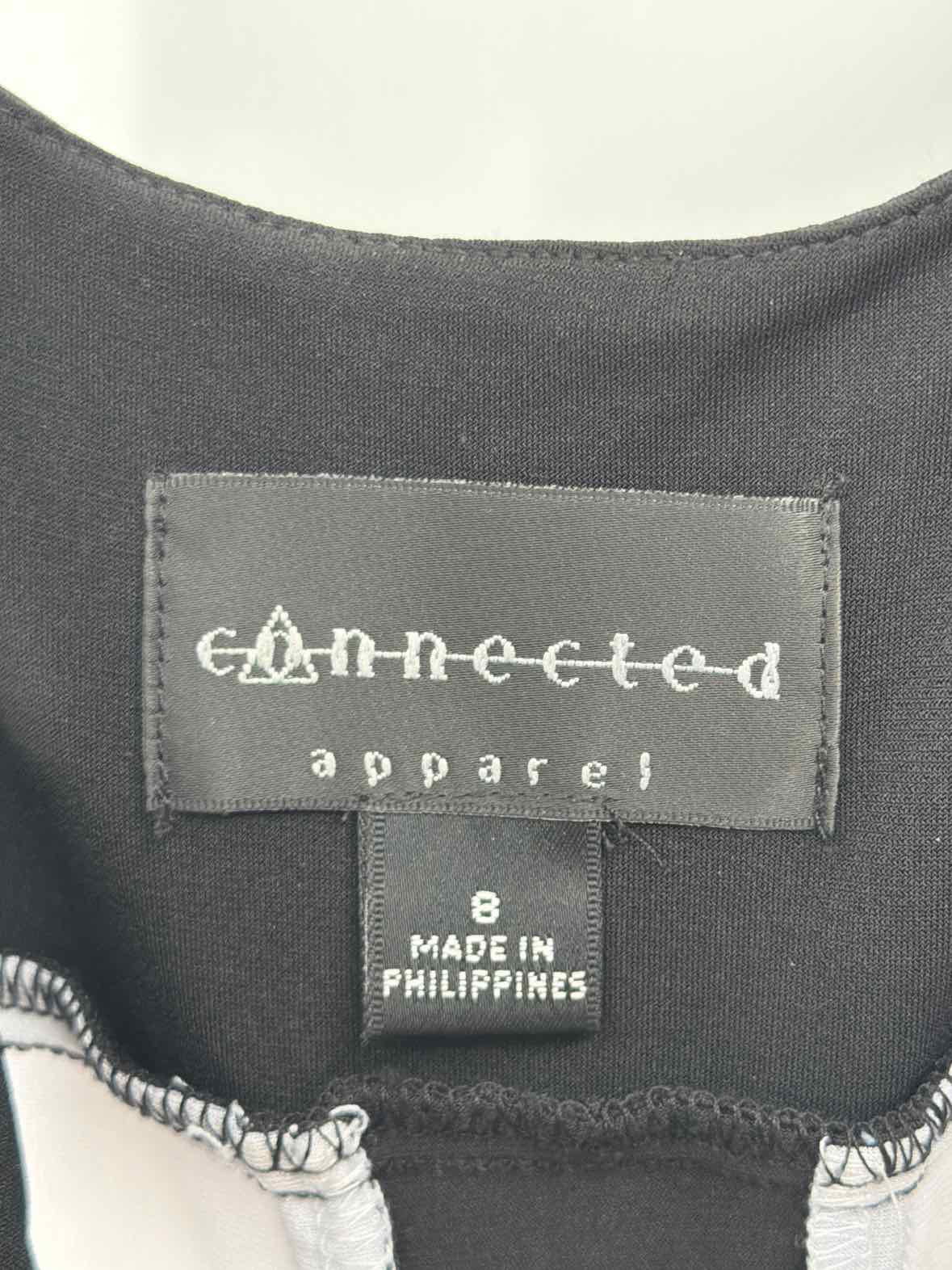 Pre-Owned Connected Apparel Black Size 8 Short Sleeveless Dress | True Fashionistas.