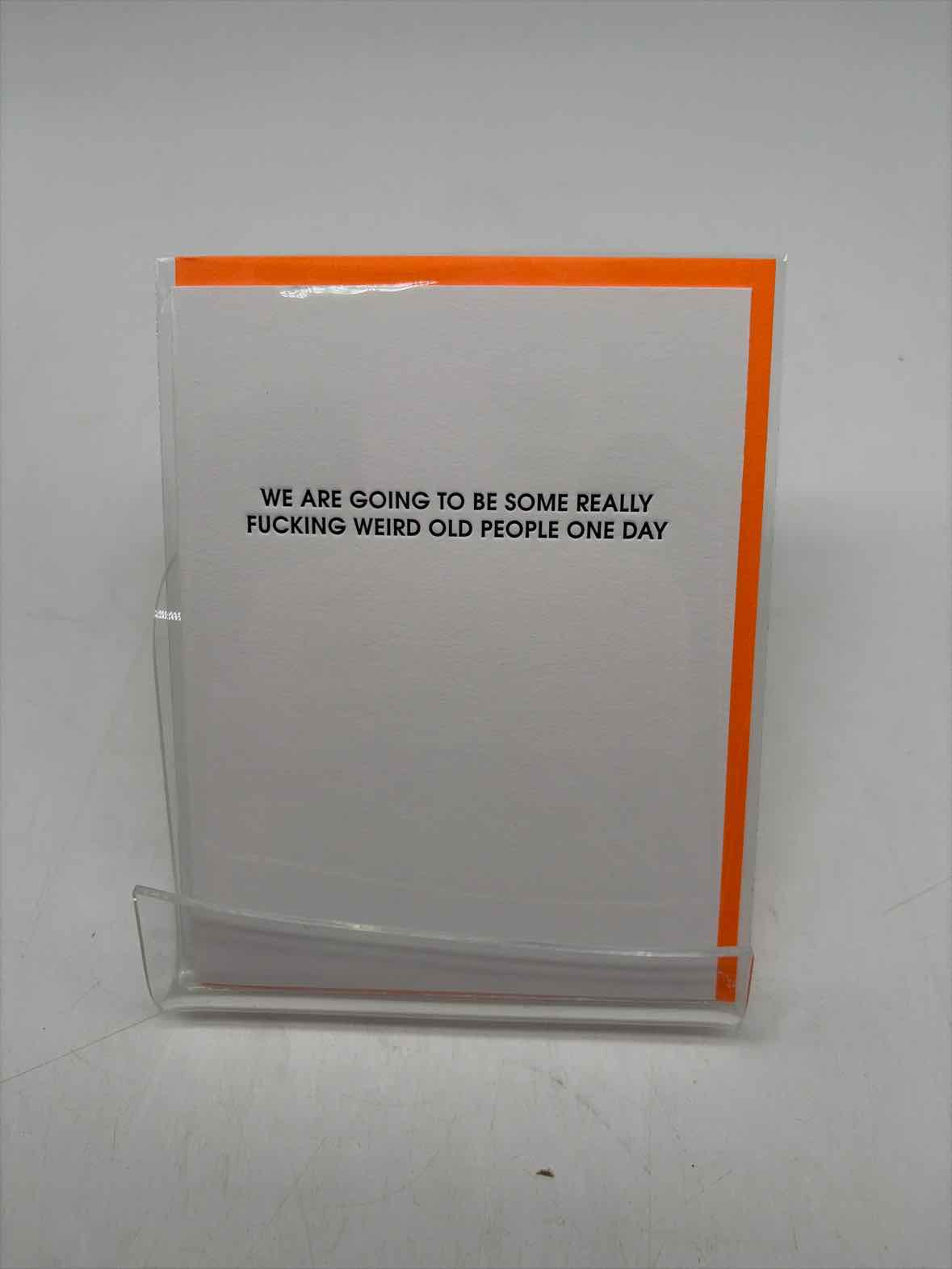 Weird People One Day Greeting Card | True Fashionistas.