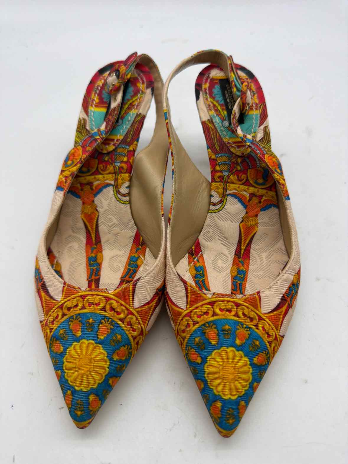 Pre-Owned Dolce & Gabbana Pink Size 7.5 Slingback Heels | True Fashionistas.