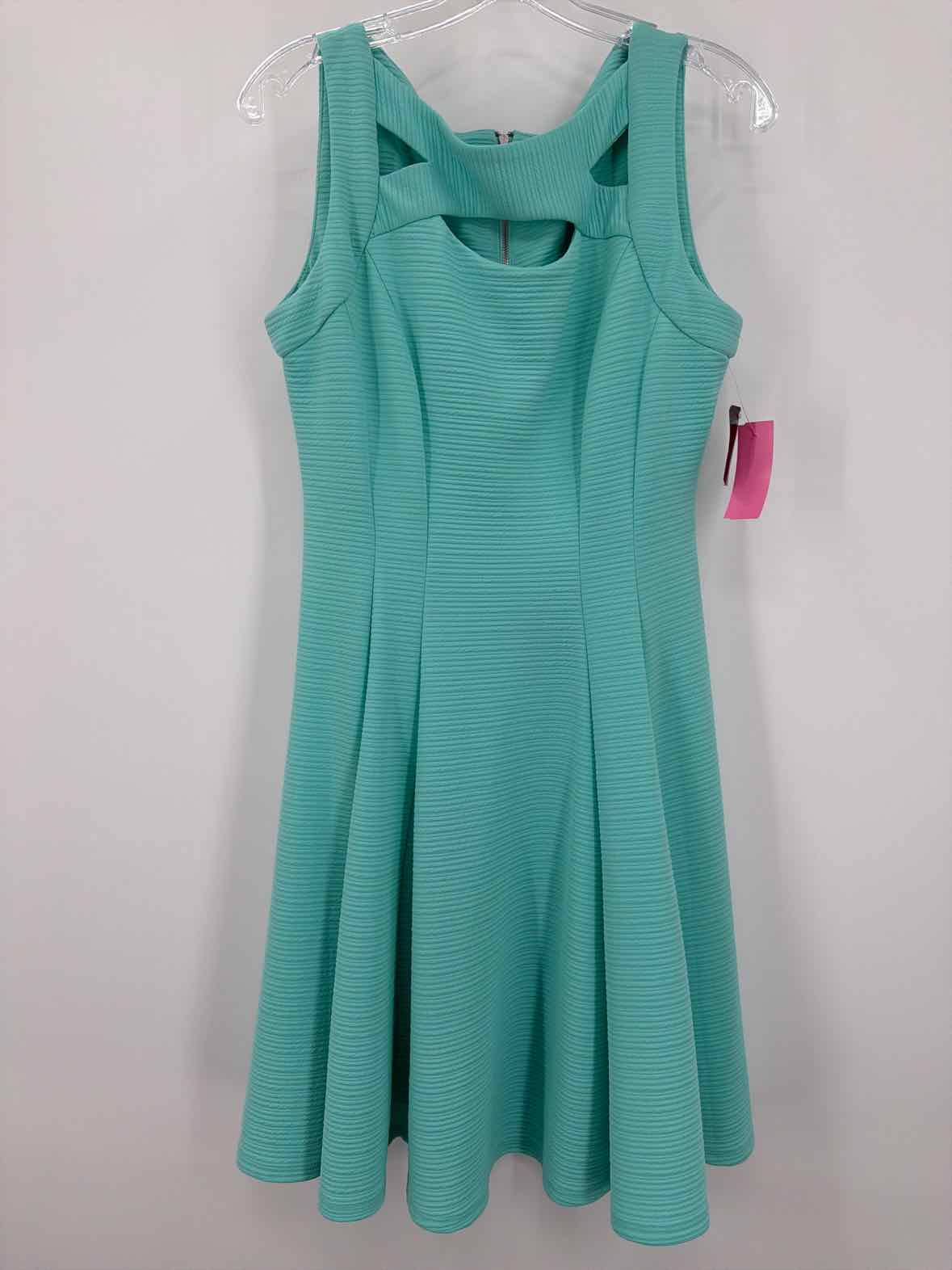 Pre-Owned Gabby Skye Blue Size 10 Short Sleeveless Dress | True Fashionistas.