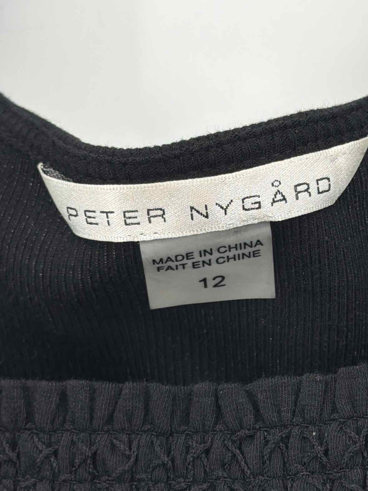 Pre-Owned Peter Nygard Black Size 12 Long Sleeveless Dress | True Fashionistas.