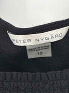 Pre-Owned Peter Nygard Black Size 12 Long Sleeveless Dress | True Fashionistas.