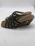 Pre-Owned Brunello Cucinelli Grey Size 37 Wedge Heels | True Fashionistas.