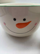White Christmas Nesting Bowls with Snowman Set of 3 | True Fashionistas.