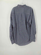 Pre-Owned Burberry Blue Large Check Print Men's Button Down | True Fashionistas.
