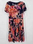 Pre-Owned Maggy London Navy Size 2 Short Short Sleeve Dress | True Fashionistas.