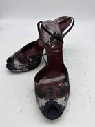 Pre-Owned Prada Black Size 8 Strappy Heels | True Fashionistas.