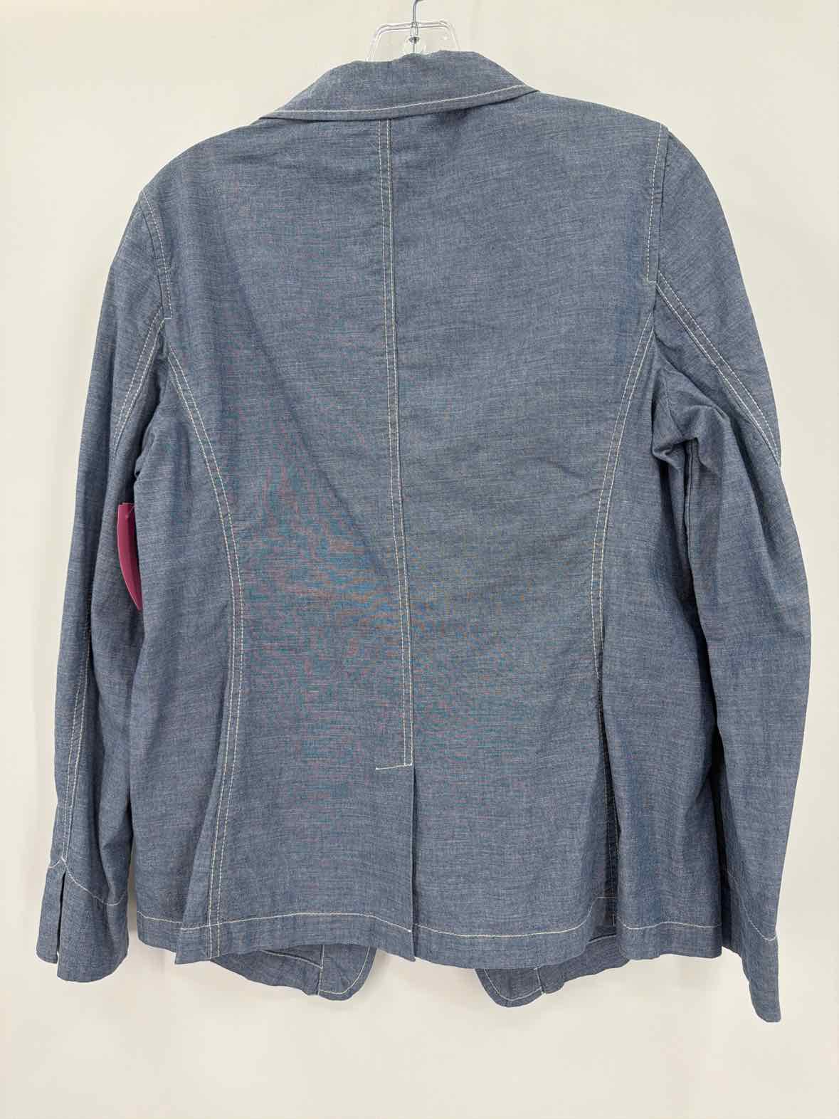 Pre-Owned Pure Navy Blue Size Medium Blazer | True Fashionistas.