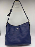 Pre-Owned Prada Blue Pebbled Shoulder Bag Shoulder Bag | True Fashionistas.