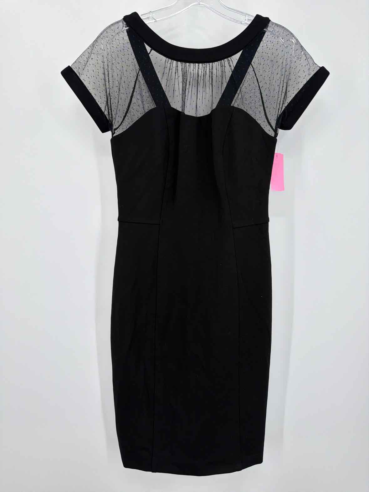 Pre-Owned WHBM Black Size 4 Short Sleeveless Dress | True Fashionistas.