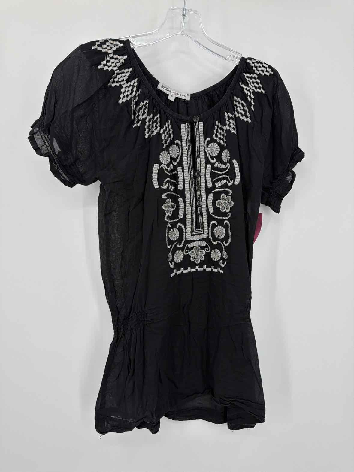 Pre-Owned Barbara Gerwit Black Size Small Blouse | True Fashionistas.
