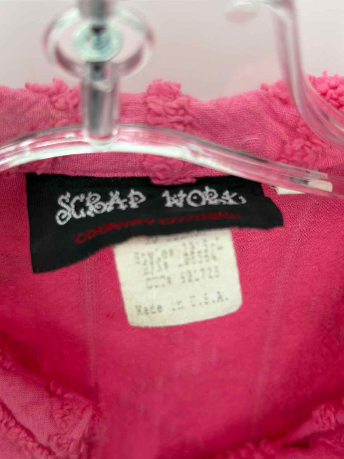 Pre-Owned Scrap Work Pink Size Small Button Jacket | True Fashionistas.