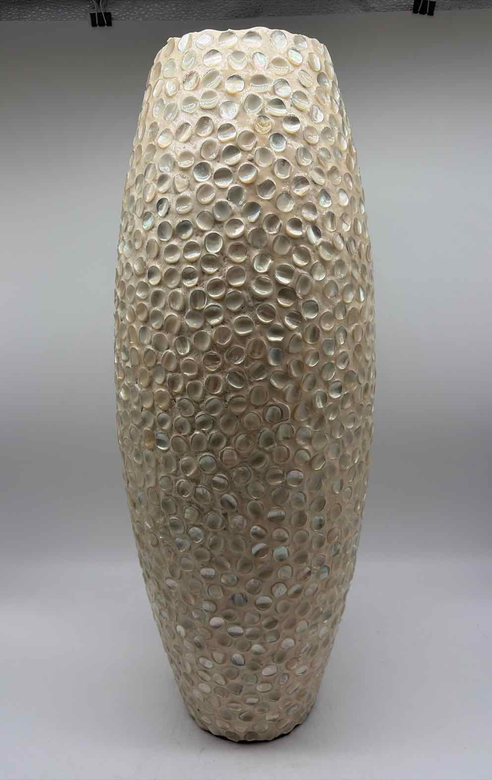 Cream Pearled Look Ceramic Vase | True Fashionistas.