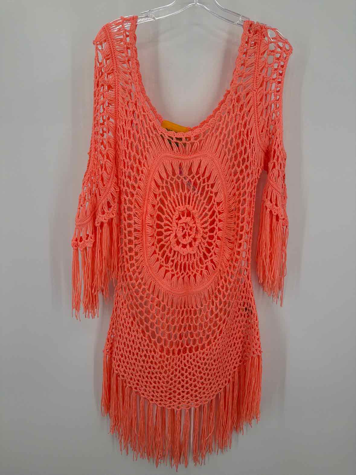 Pre-Owned Badgley Mischka Orange Size L/XL Coverup | True Fashionistas.