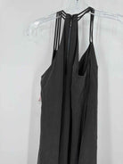 Pre-Owned The Eight Senses Grey Size Small Long Sleeveless Dress | True Fashionistas.