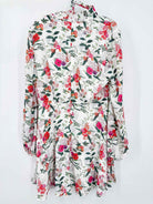 Pre-Owned Ted Baker White Size 3/10 Short Long Sleeve Dress | True Fashionistas.