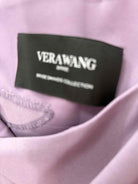 Pre-Owned Vera Wang Purple Size 10 1 Shoulder Long Evening Gown | True Fashionistas.
