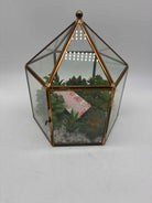 Glass & Brass Terrarium Decorative Accessory | True Fashionistas.